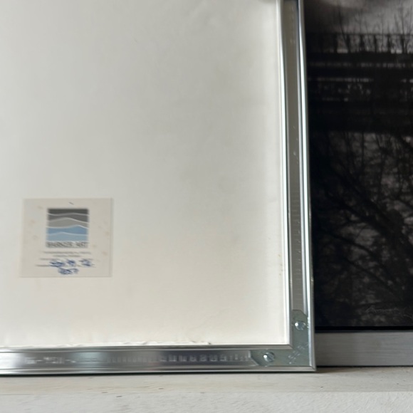 Vintage Nautical Photography Art with Blue and Silver Frame - Picture 7 of 11